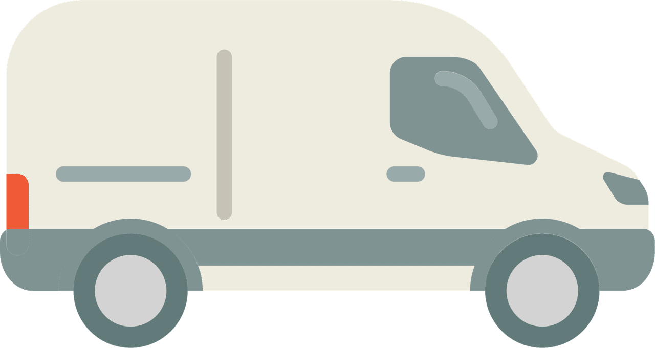 Van vector clipart images 5