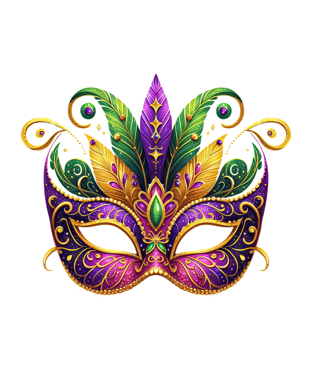 Mardi gras pin page clipart background 4