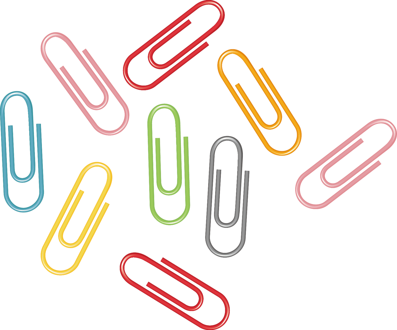 Paper clip image size clipart