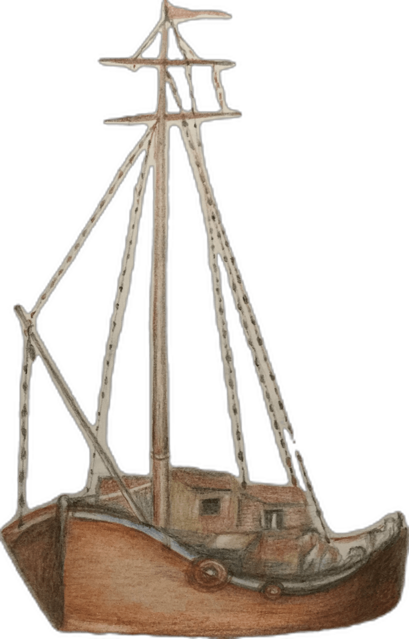 Pirate ship page clipart image