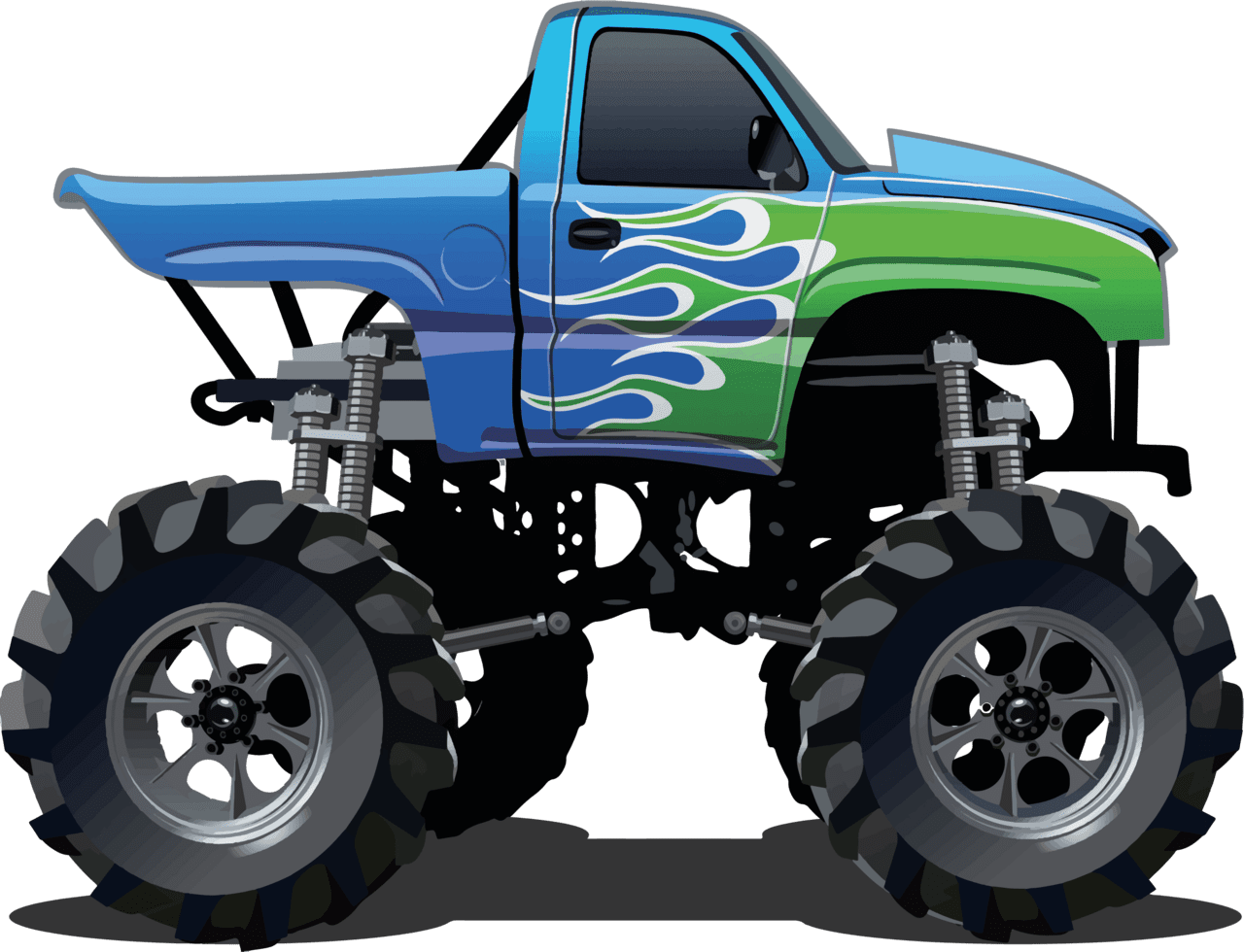 Monster truck clipart image