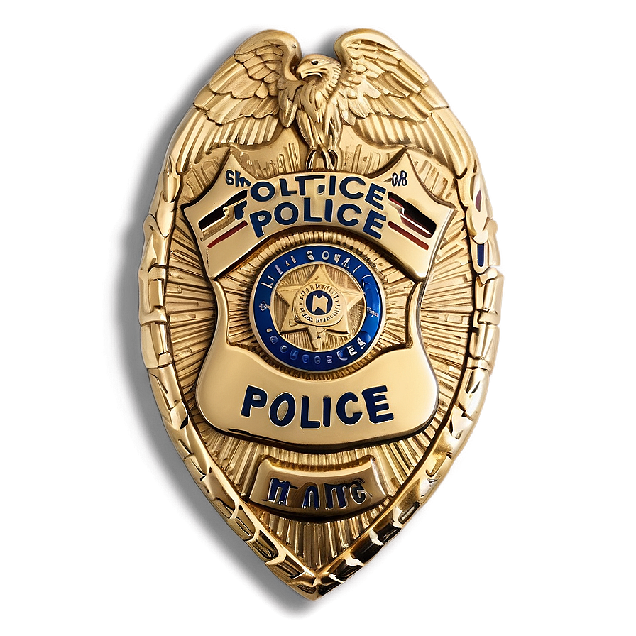 Police badge outline fci clipart logo