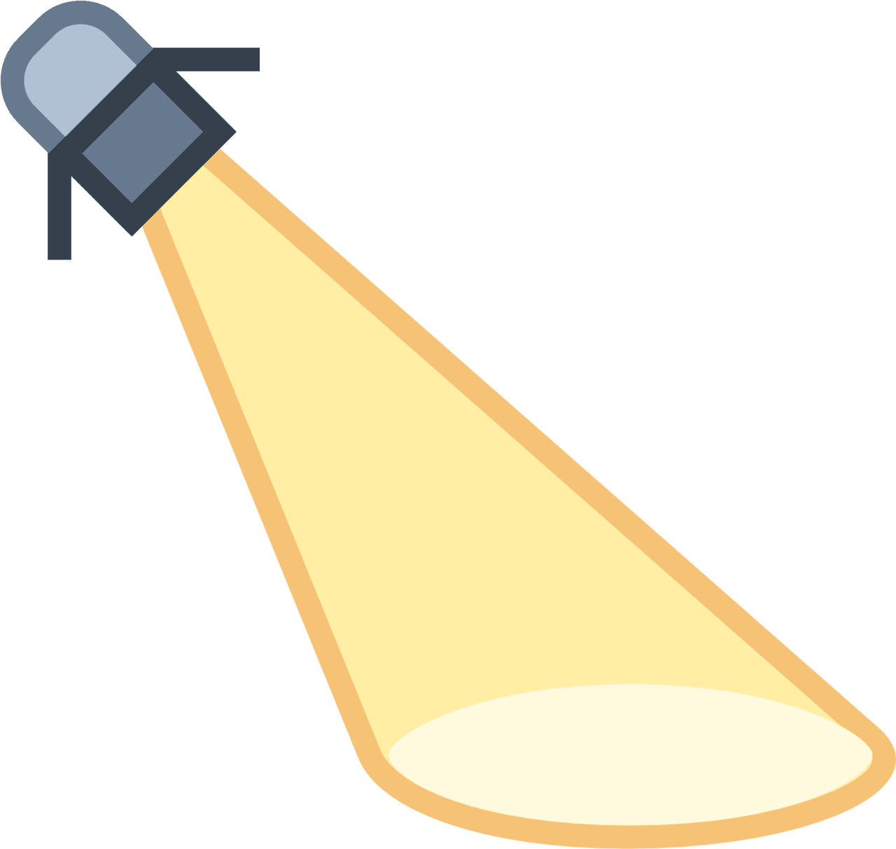 Spotlight light clipart large size image