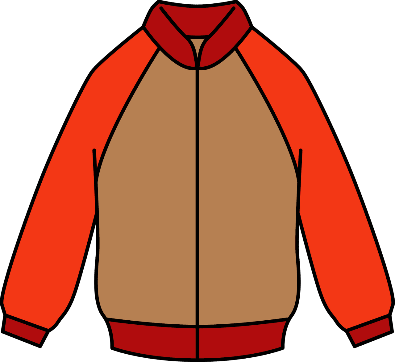 Varsity jacket vector clipart images