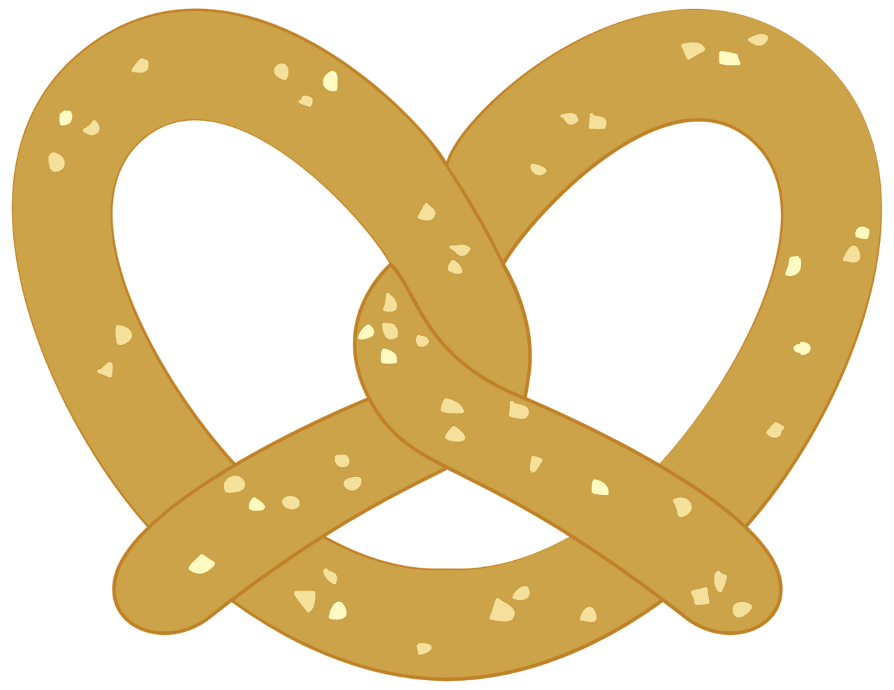Pretzel vector clipart images 8