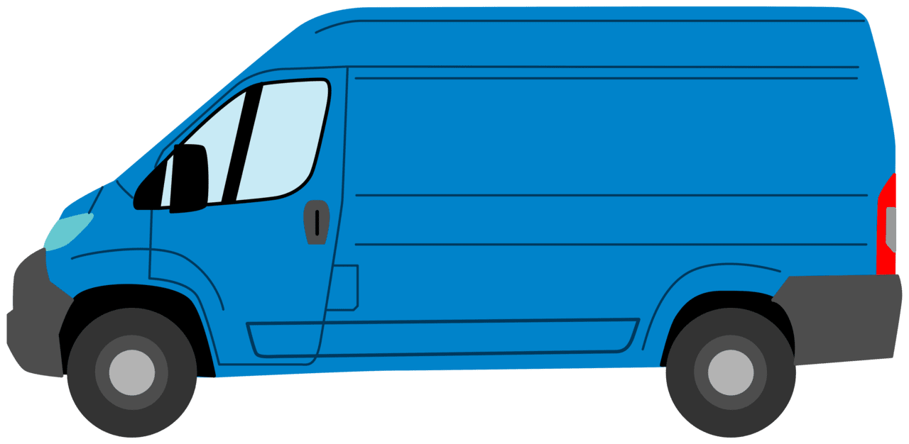 Van vector clipart images 3