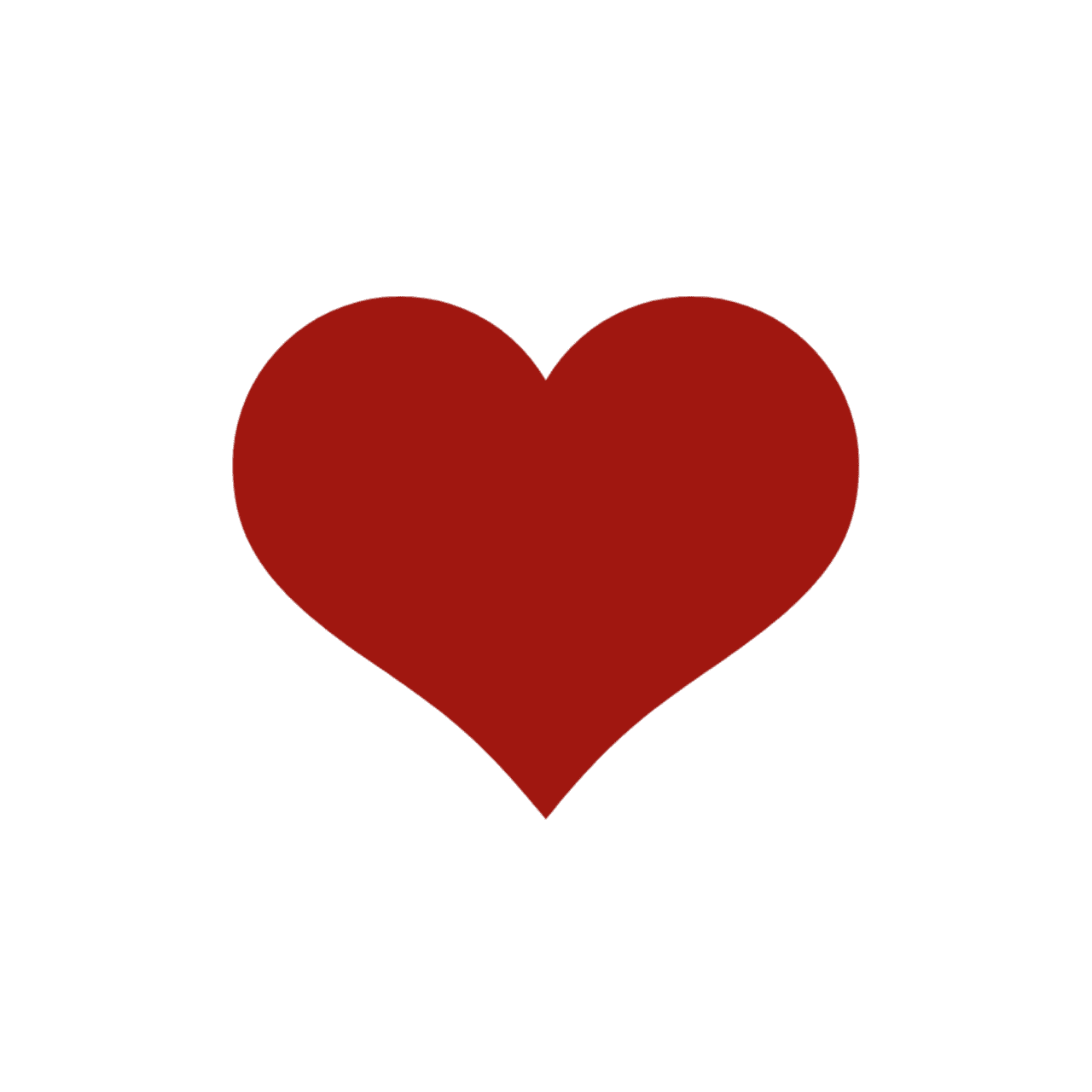 Red heart pin page clipart background 3