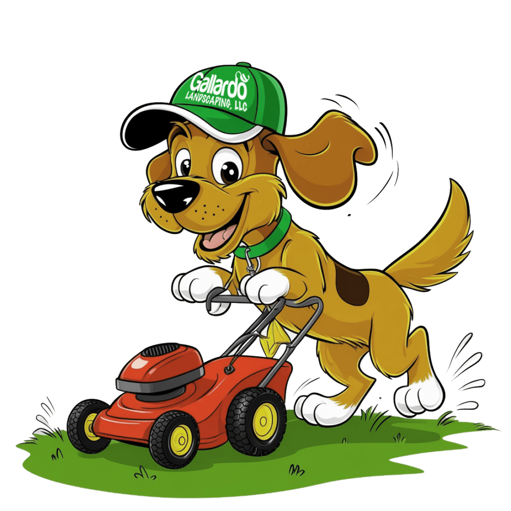 Lawn mower mowing gallardo landscape clipart logo