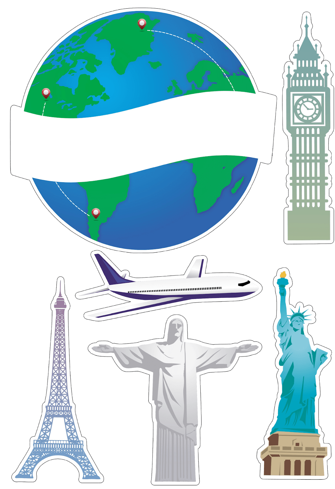 Statue of liberty pin page clipart clip art