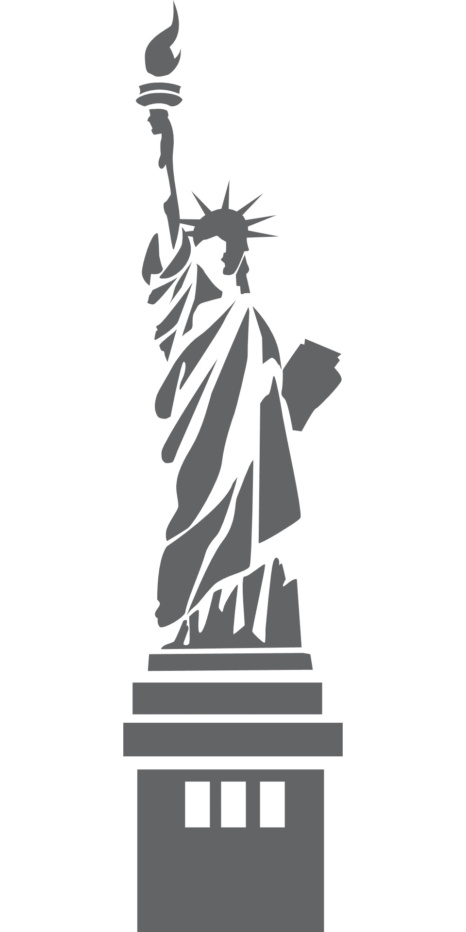 Statue of liberty vector images clipart