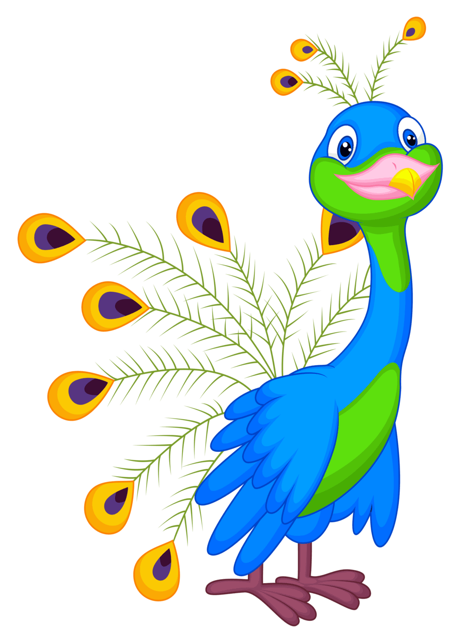 Peacock pin page clipart logo