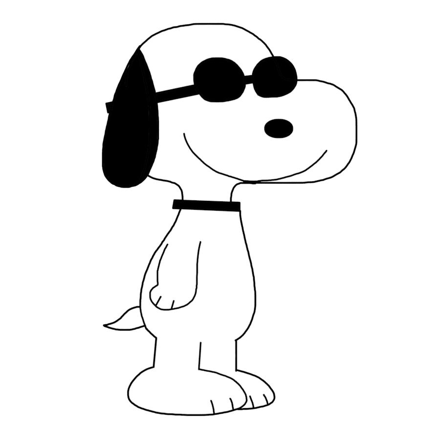 Snoopy image size clipart 3