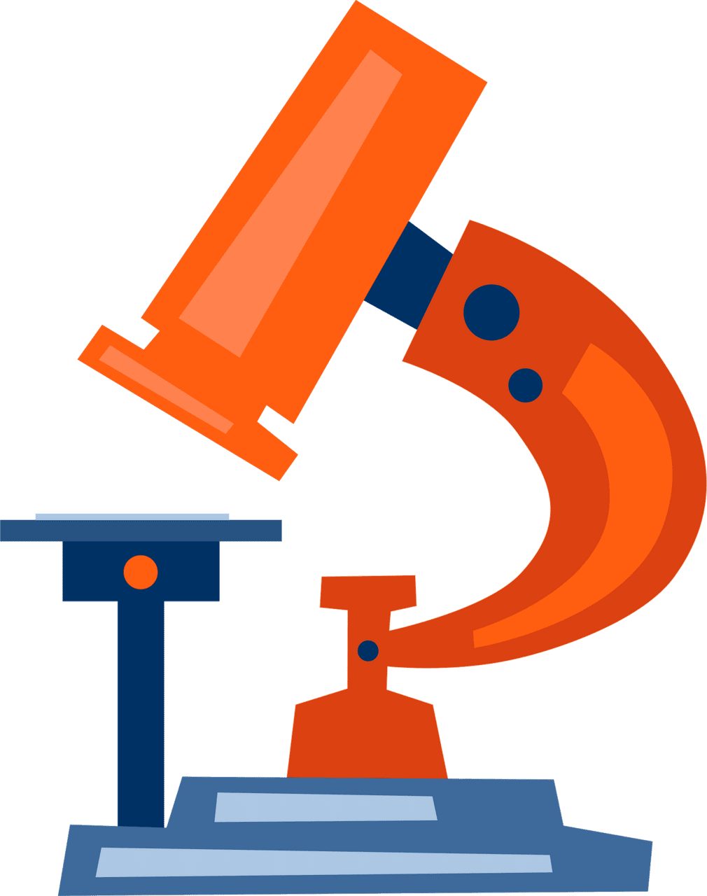 Microscope vector clipart images