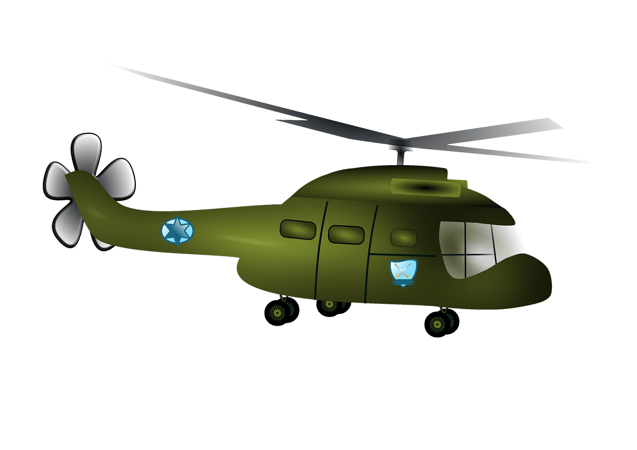 Helicopter aircraft flight image clipart