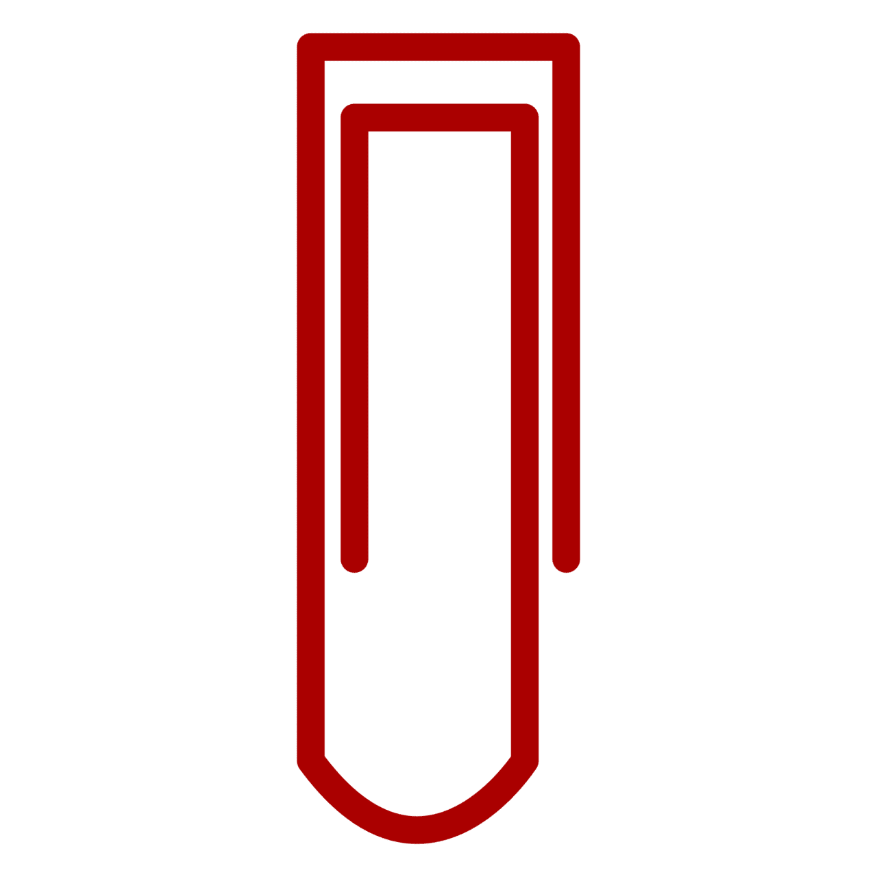 Paper clip red paperclip vector clipart image photo cc images