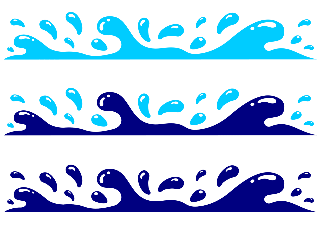 Ocean waves clipart images