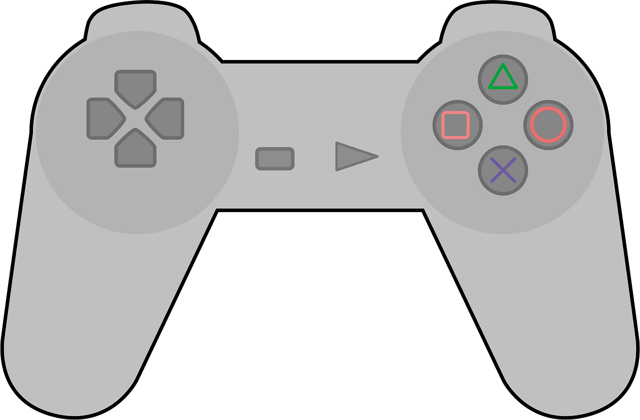 Video game controller playstation vector clipart images