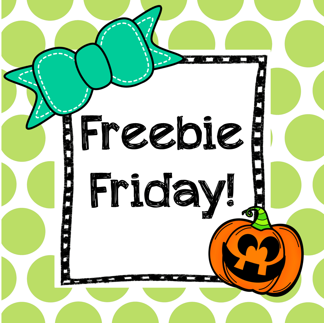 Happy friday preschool ponderings bie the day after halloween clipart vector