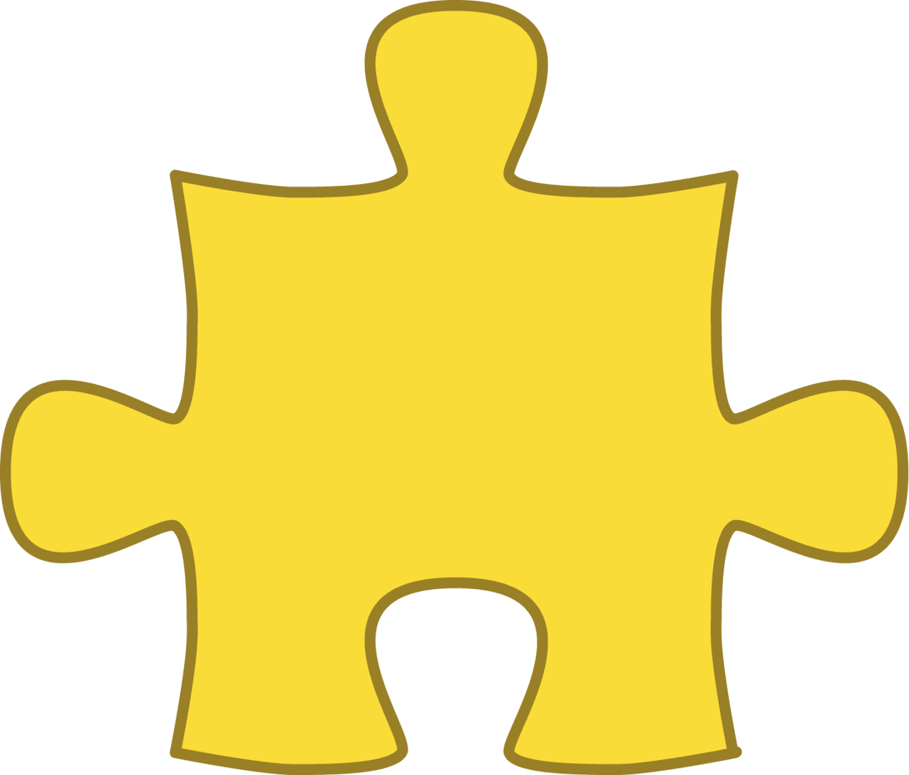 Puzzle piece page clipart clip art