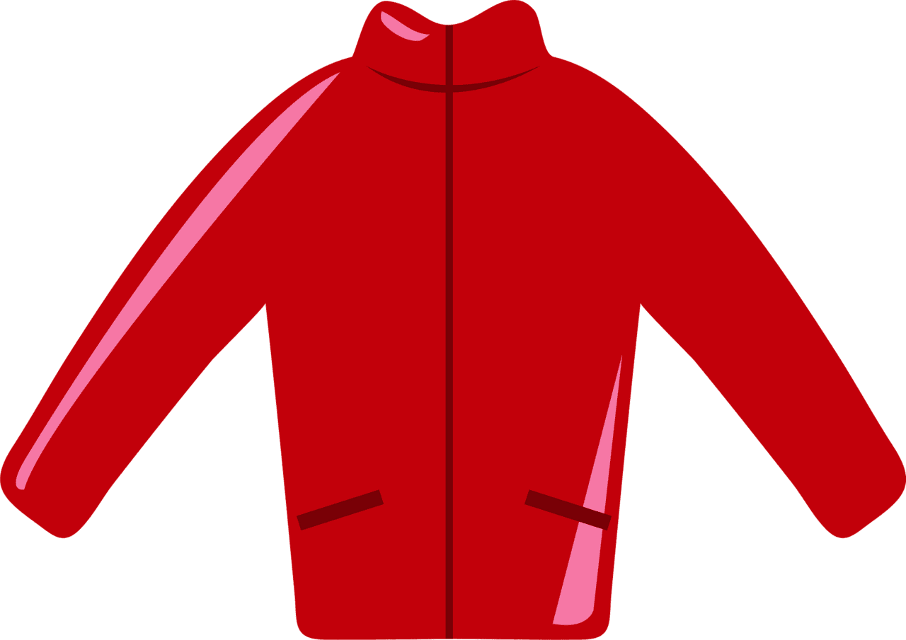 Down jacket vector clipart images