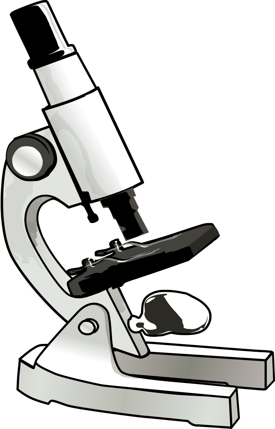 Clipart image microscope id