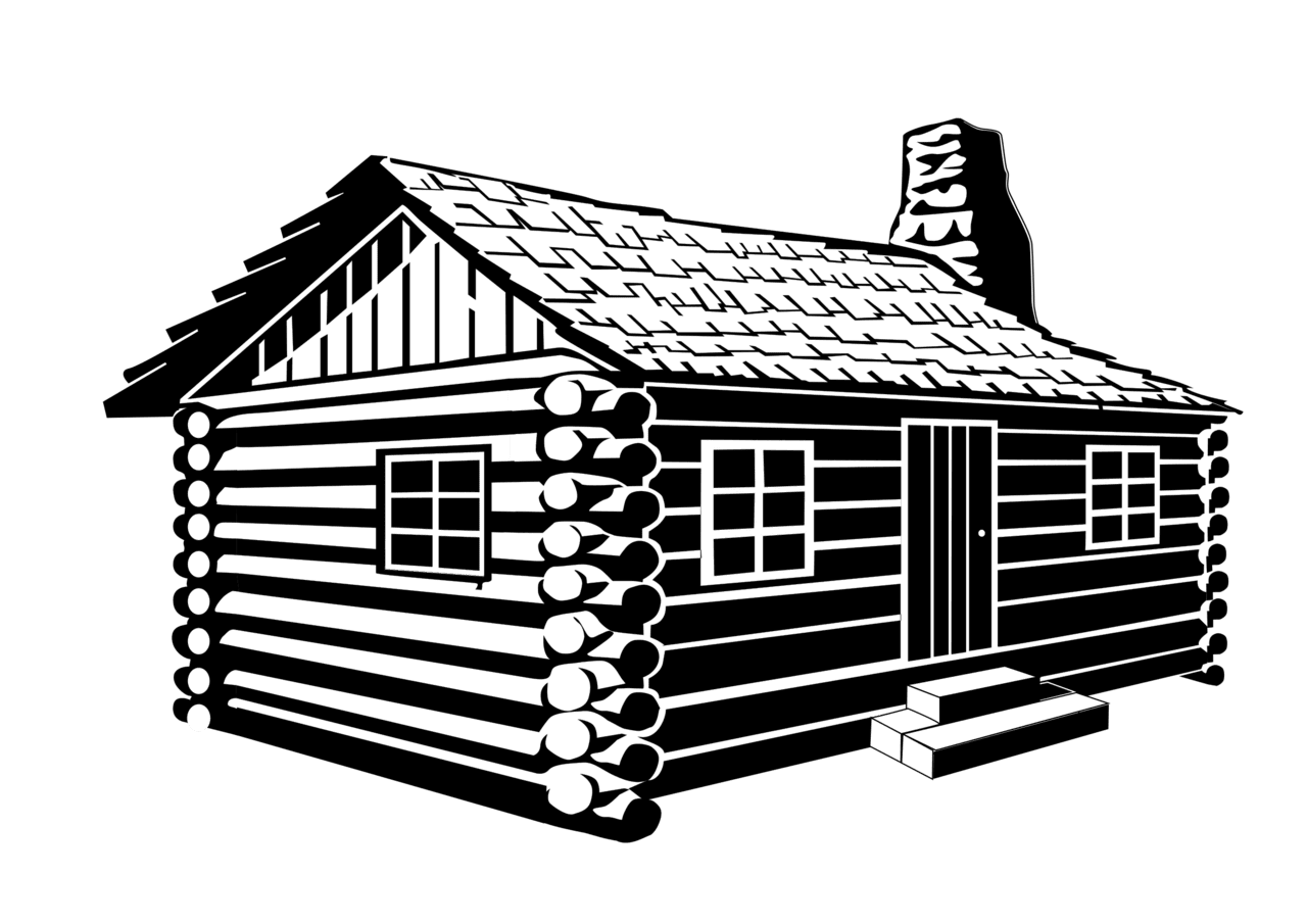 Log cabin vector clipart image photo cc images