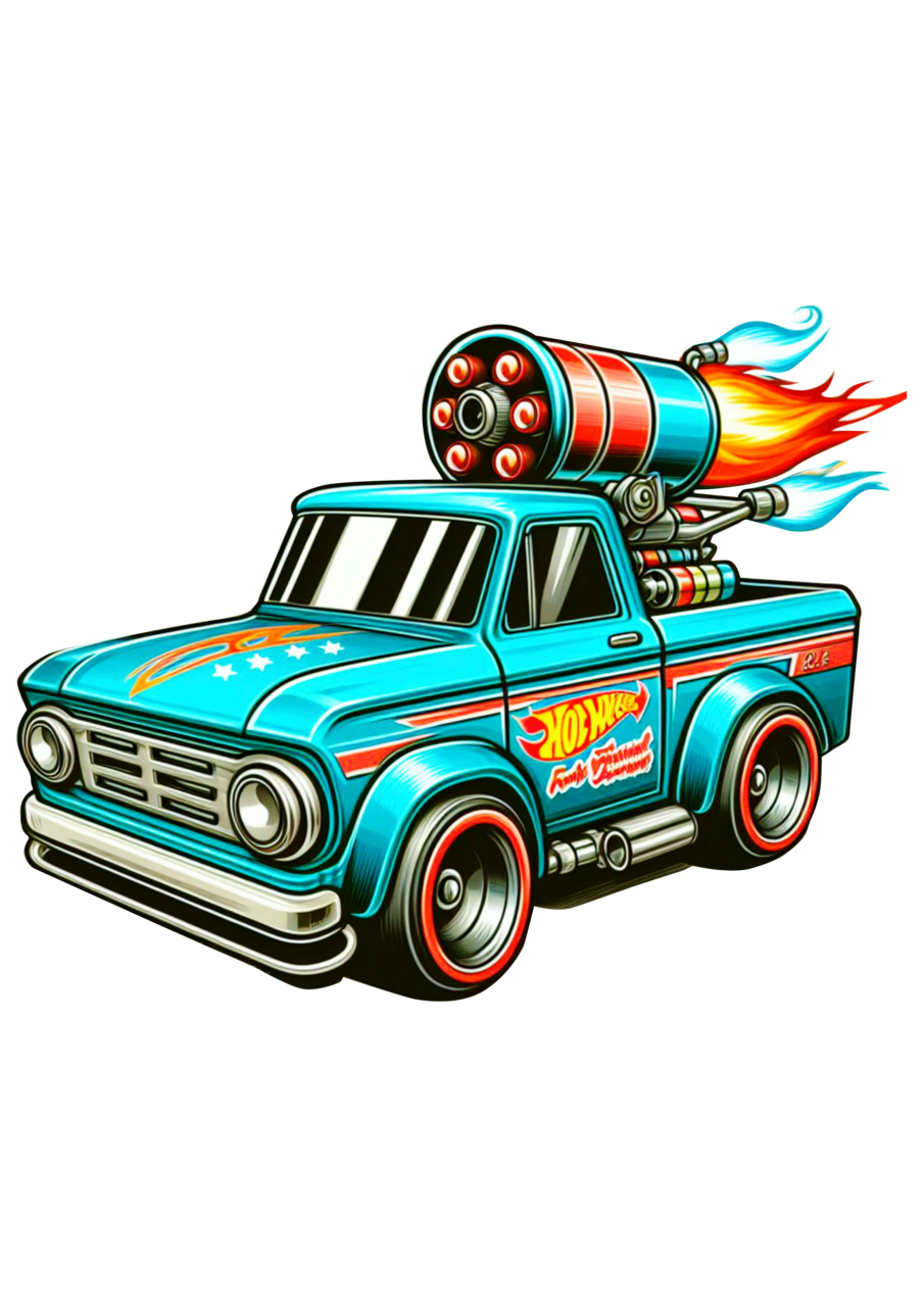 Monster truck pin page clipart picture