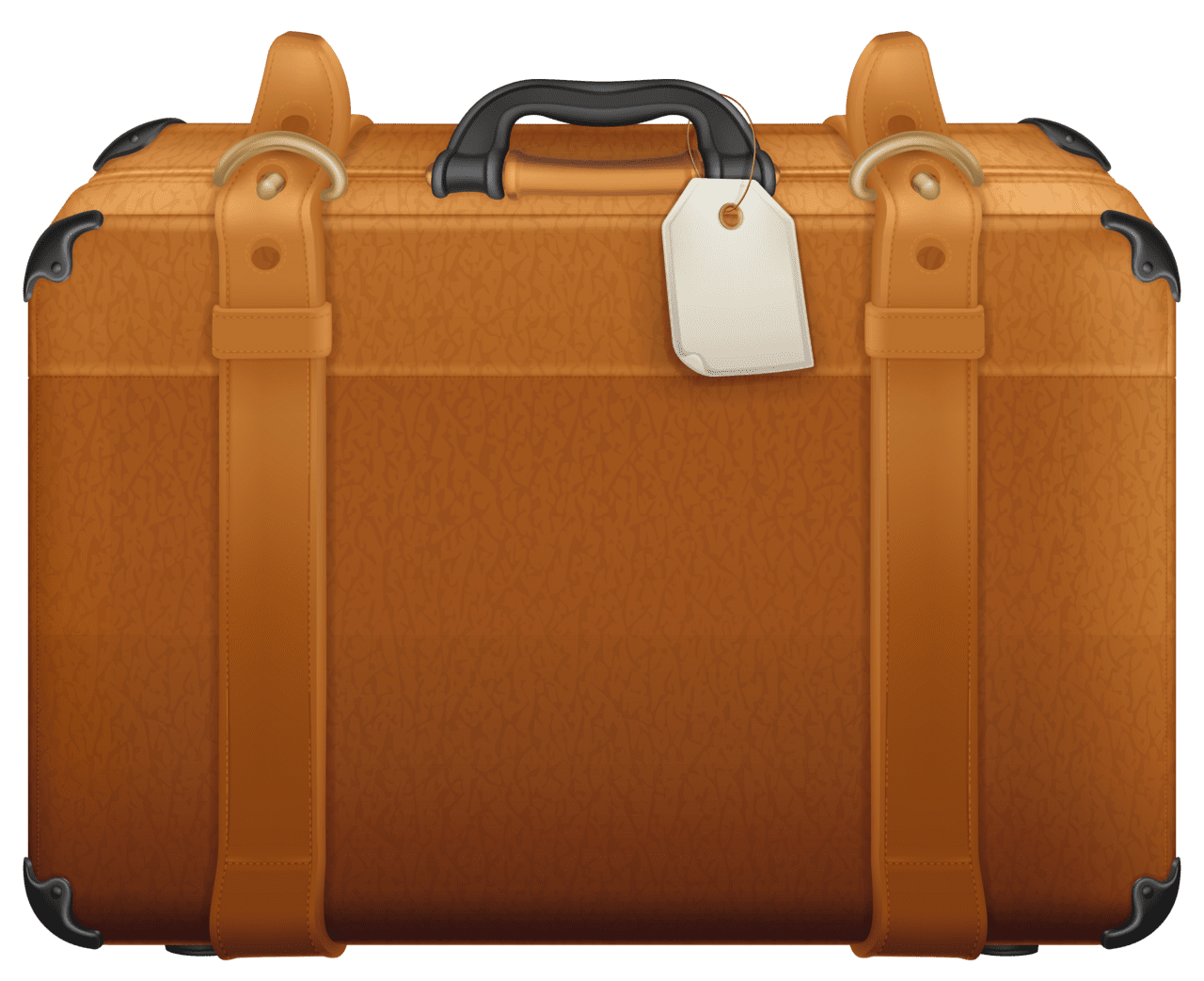 Luggage suitcase brown clipart logo