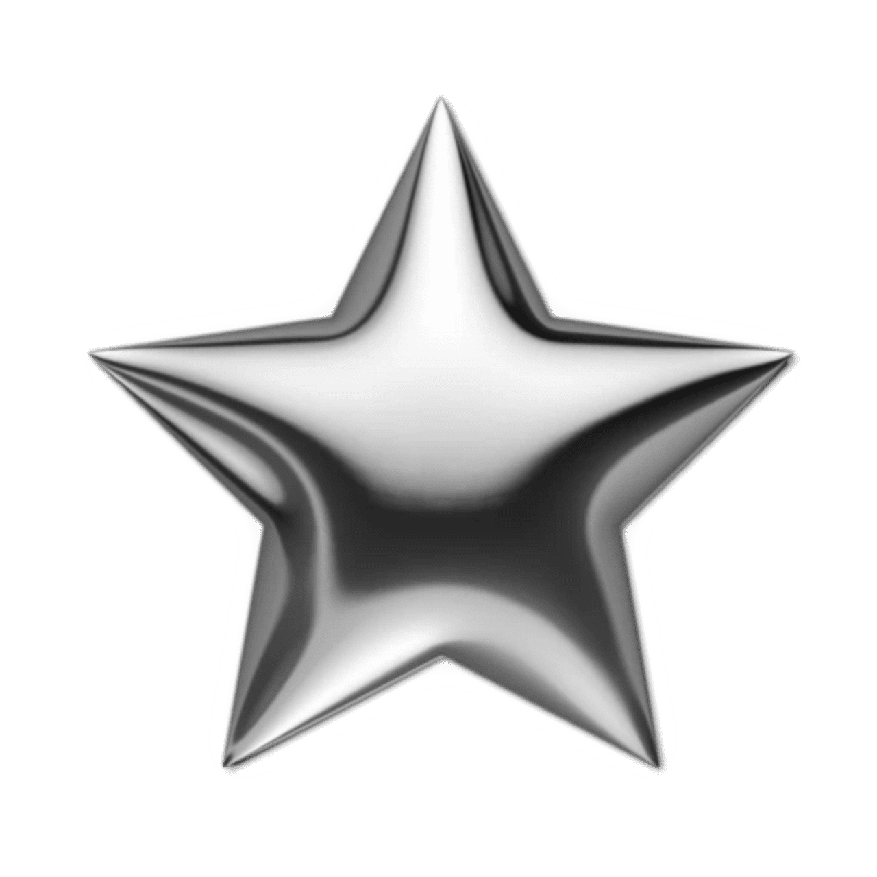 Star black and white pin page clipart logo 2