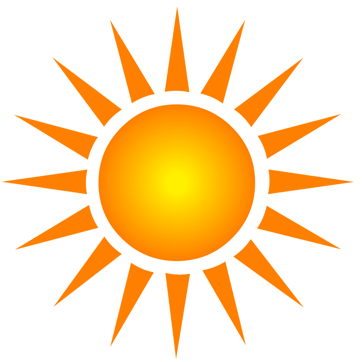 Sunlight pin page clipart image 2