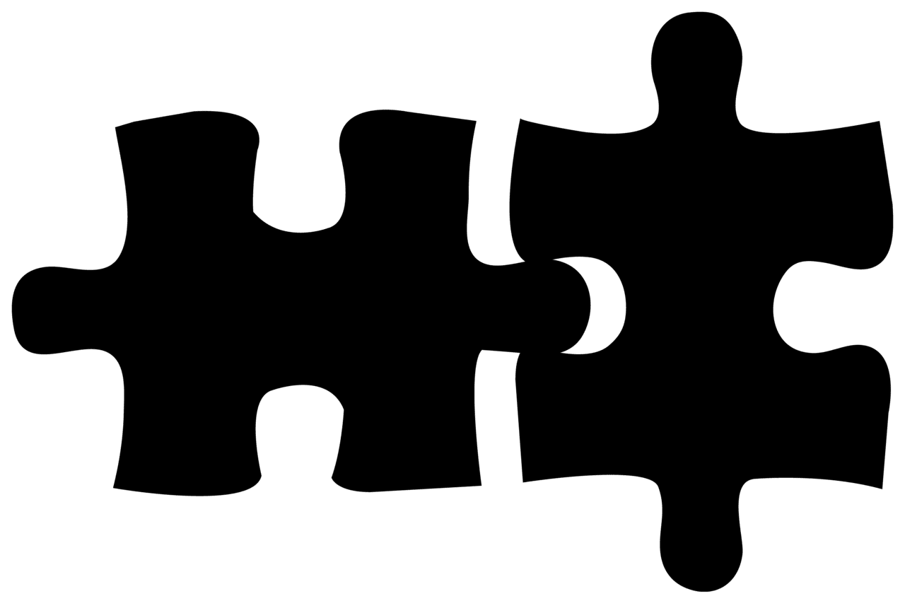 Puzzle piece redirect notice clipart photo