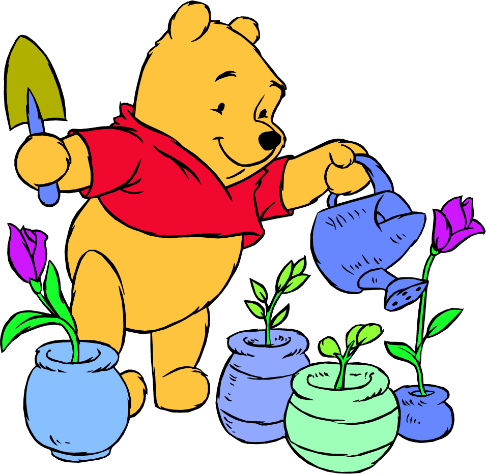 Pooh pin page clipart clip art