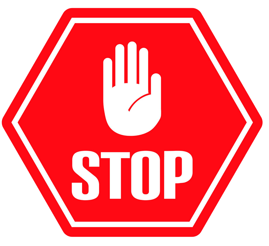Stop fish art entry form clipart picture