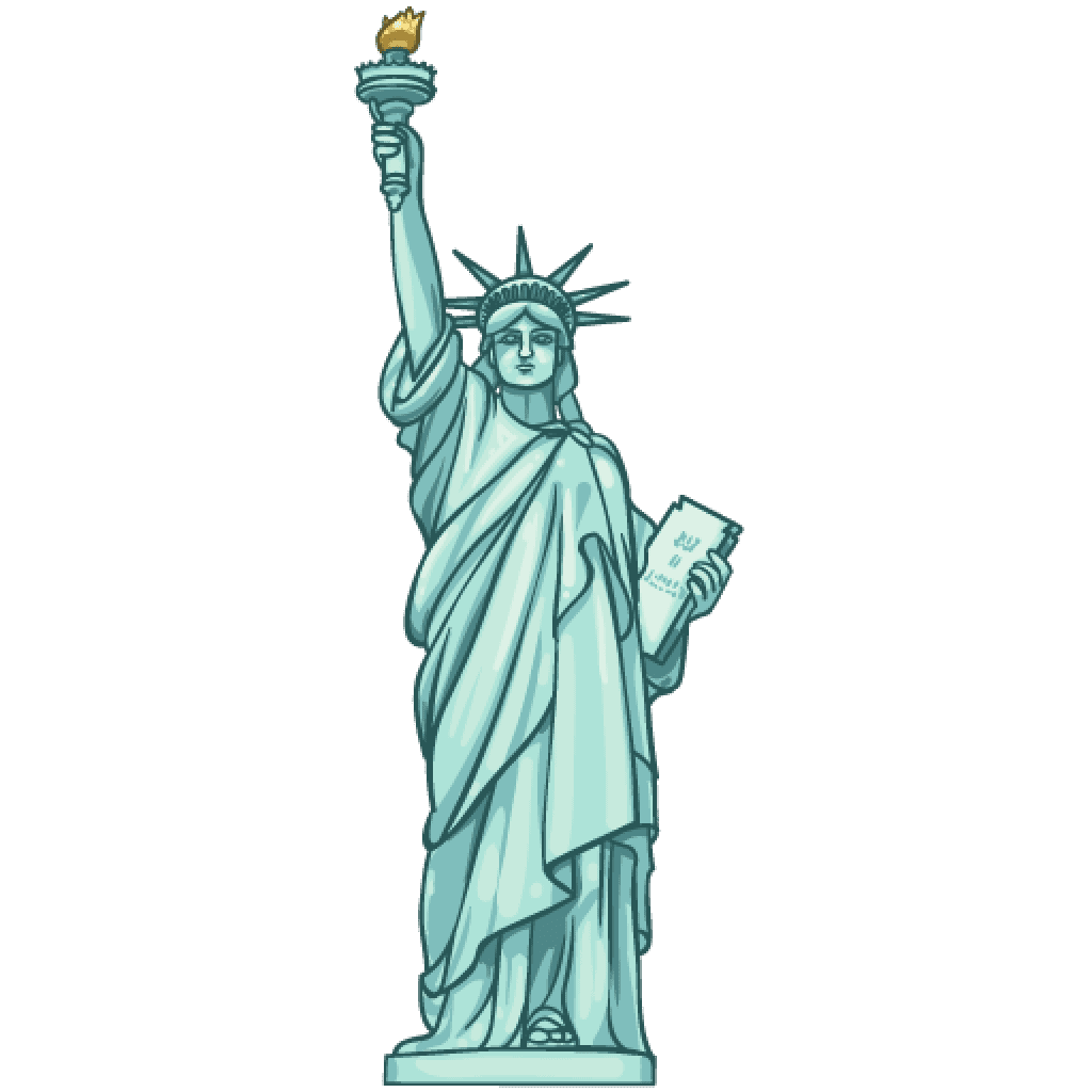 Statue of liberty clipart clip art