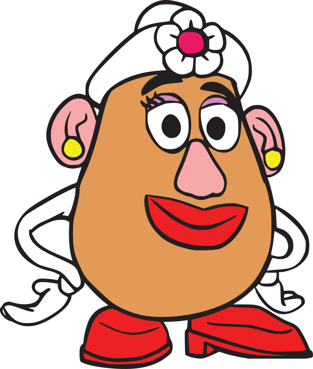 Mrs potato head toy story clipart layered logo disney instant 2