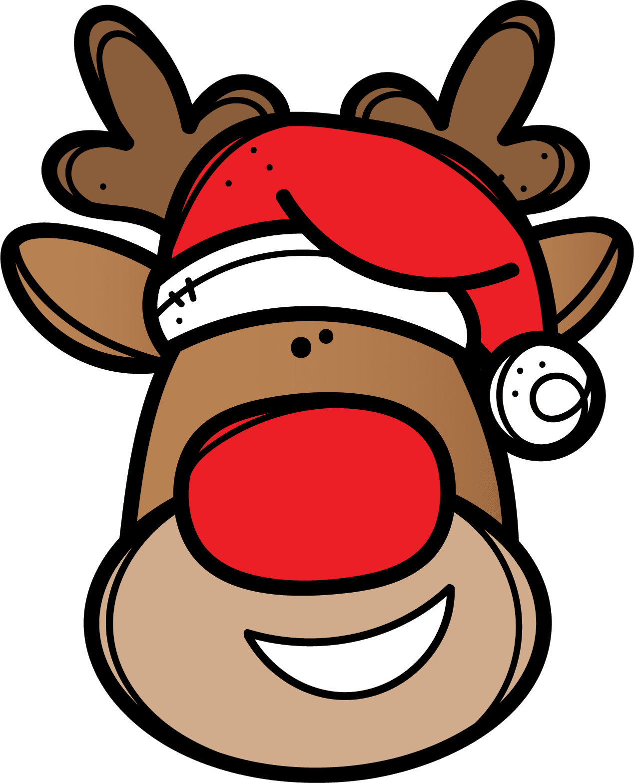 Rudolph page clipart photo 2