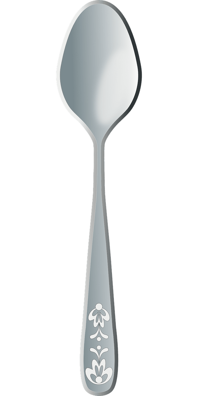 Spoon plastic clipart vector