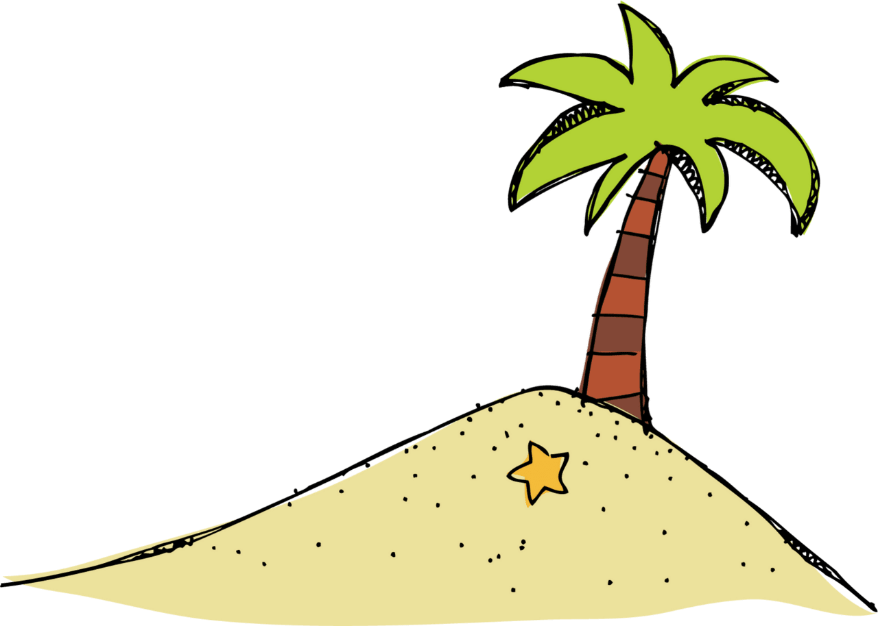 Background island clipart