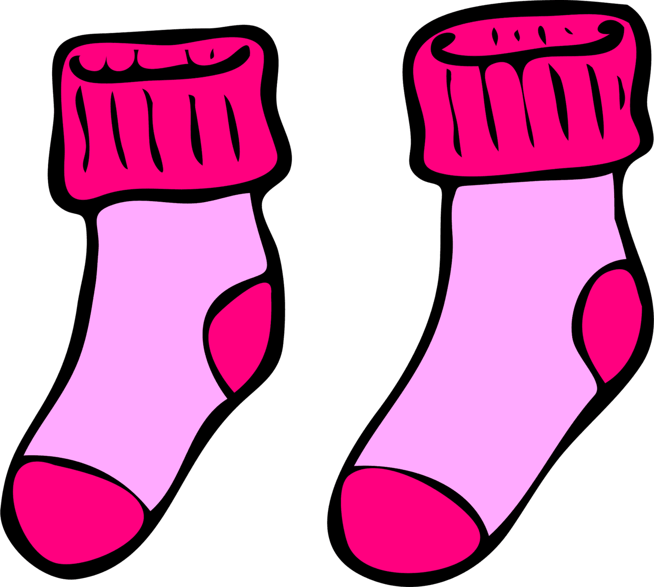 Sock vector clipart images