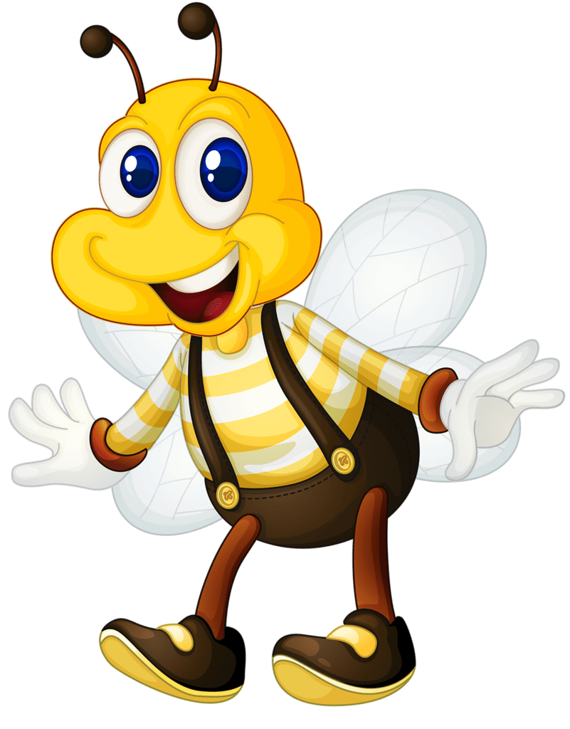 Honey bee clipart logo