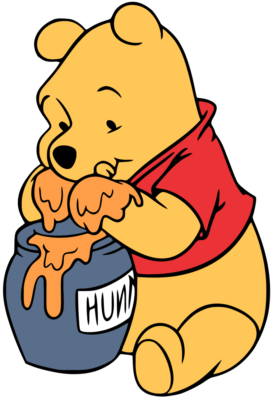 Winnie the pooh clipart cartoon disney instant background