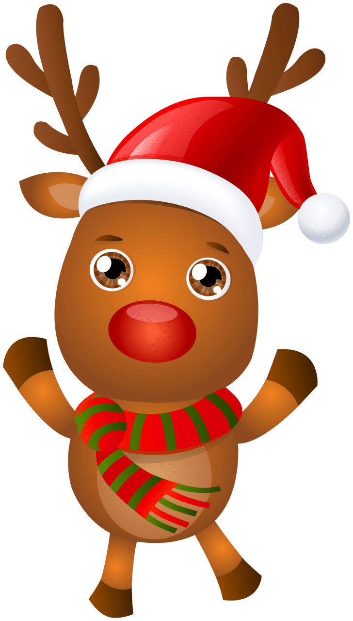 Rudolph reindeer clipart background