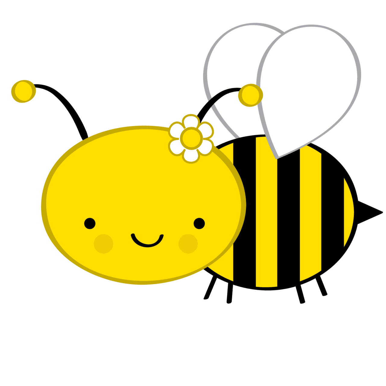 Honey bee desenho de abelha festa decora clipart image