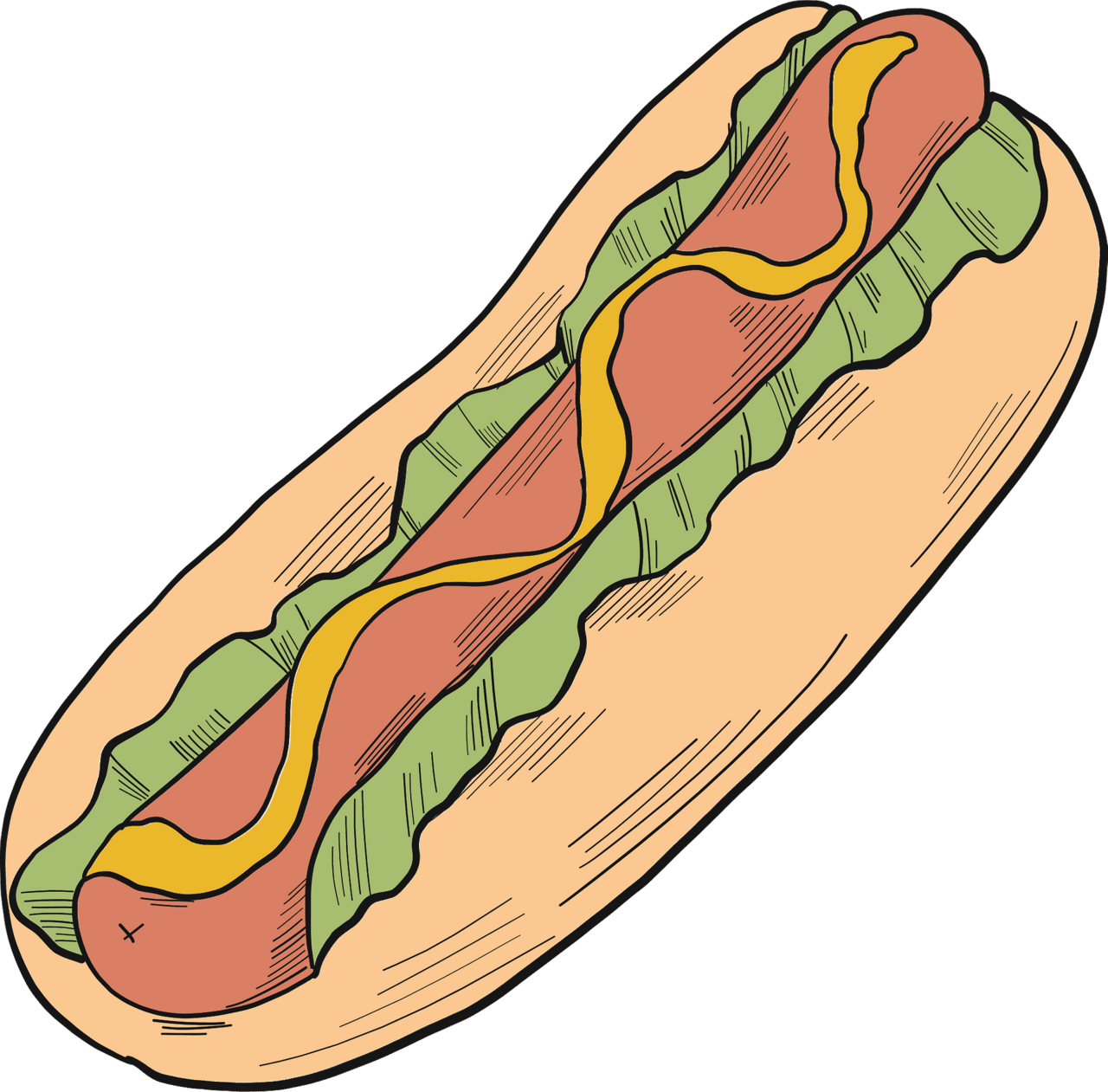 Hotdog hot dog vector clipart images 4