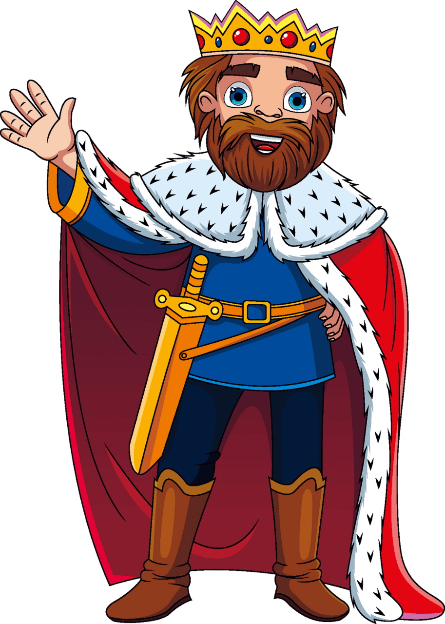 King vector clipart images