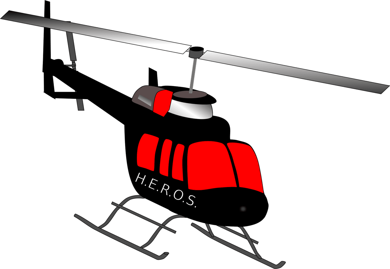 Helicopter vector clipart images 7