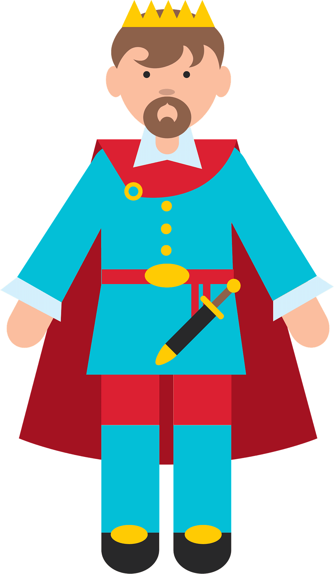 King vector clipart images 4