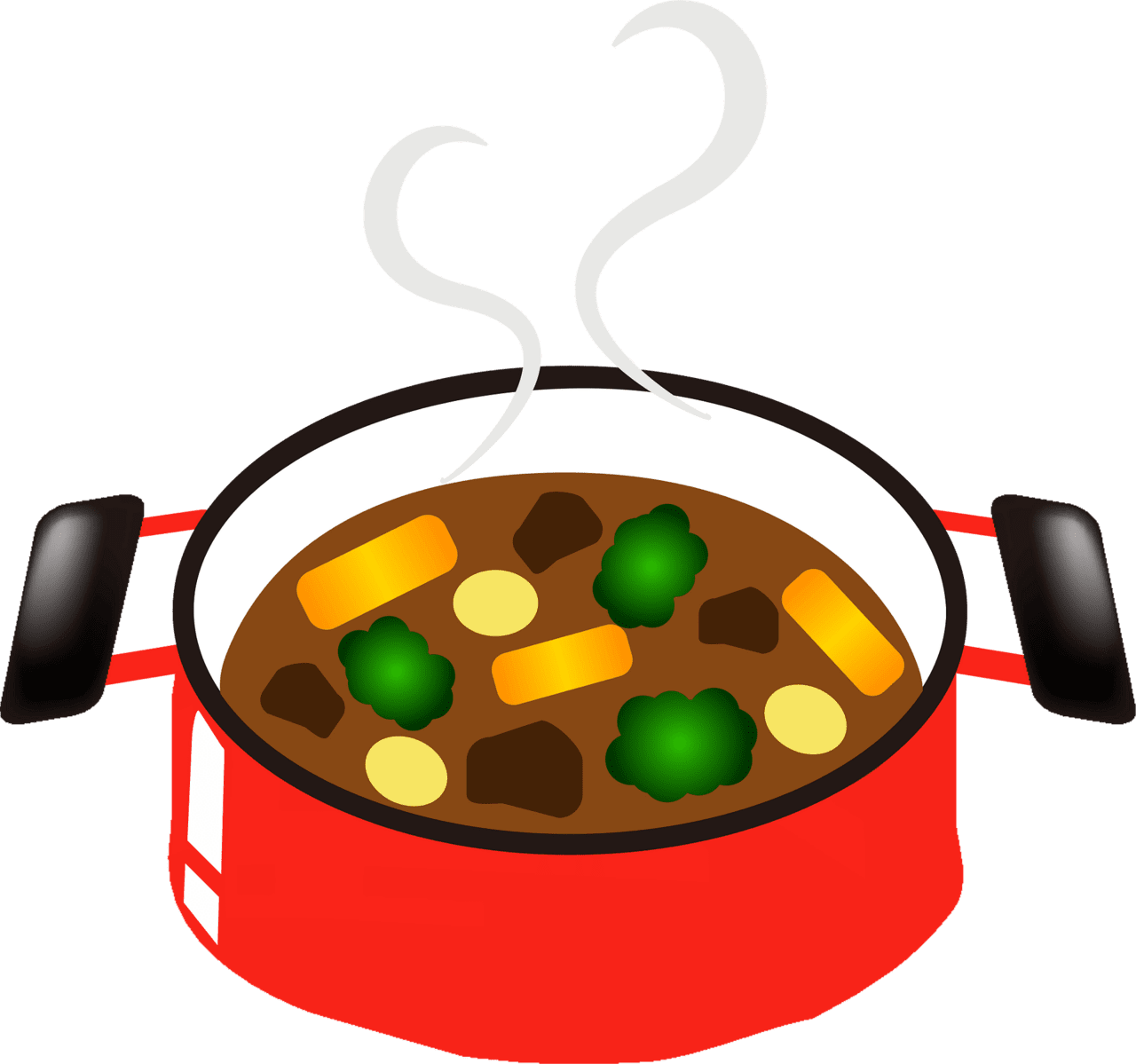 Hot soup clipart image