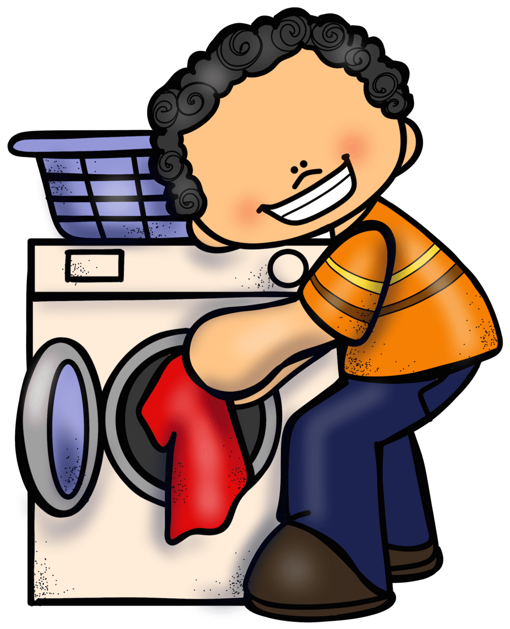 Laundry page clipart background