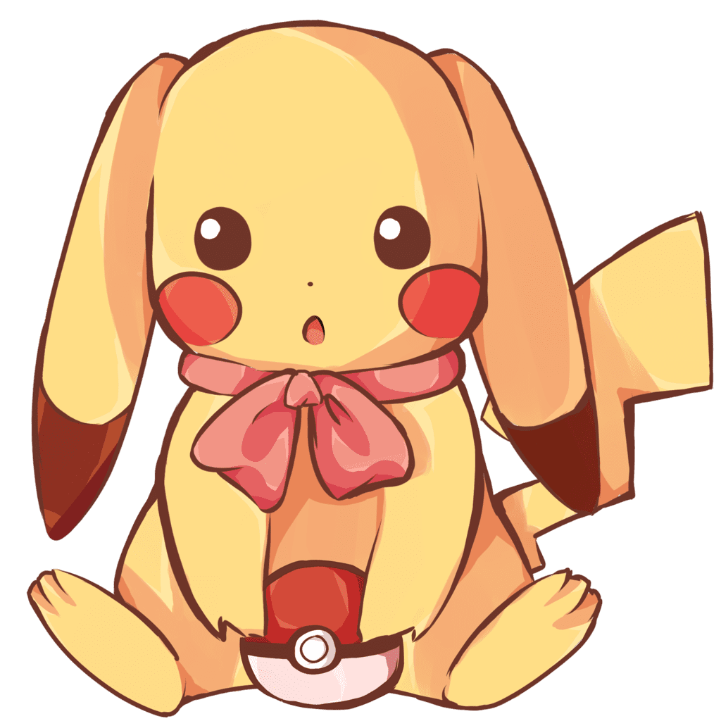 Kawaii pikachu by dessineka deviantart clipart logo